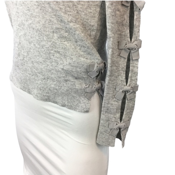 Ted Baker Sakarie Women's Bow Detail Knit Sweater Wool Cashmere Blend Size 0 - Picture 6 of 13